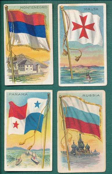 1909-11 T59 Flags Different Backs Lot of (39) 
