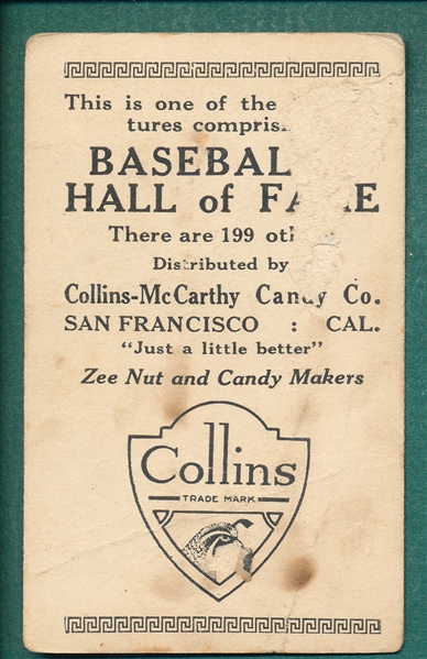 1917 Collins-McCarthy #62 Hank Gowdy