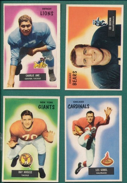 1952-55 Bowman FB (23) Card Lot