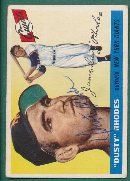 1955 Topps 3 Card Lot *All Autographed*