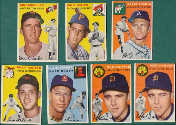 1953-56 Topps (25) card Lot W/ McDougald