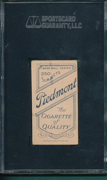 1909-1911 T206 Hannifan Piedmont Cigarettes SGC 50