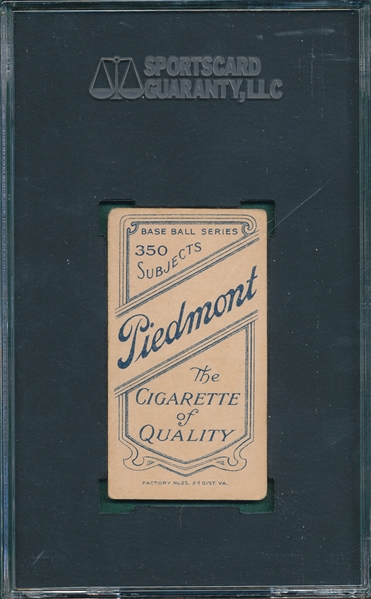 1909-1911 T206 Hayden Piedmont Cigarettes SGC 50