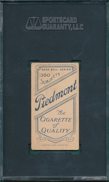 1909-1911 T206 Hoblitzell Piedmont Cigarettes SGC 50