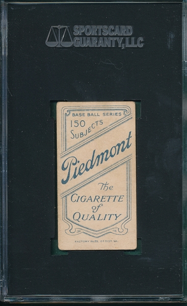 1909-1911 T206 Tannehill, L., Piedmont Cigarettes SGC 50