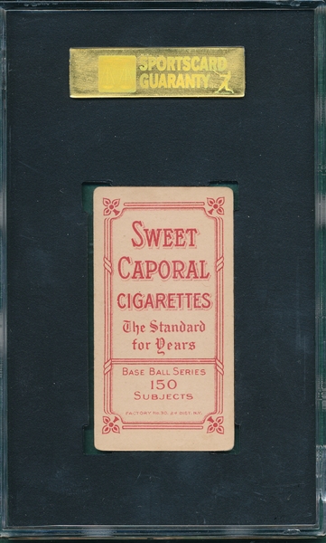 1909-1911 T206 Birmingham Sweet Caporal Cigarettes SGC 50 
