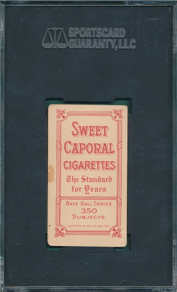 1909-1911 T206 Kisinger Sweet Caporal Cigarettes SGC 45