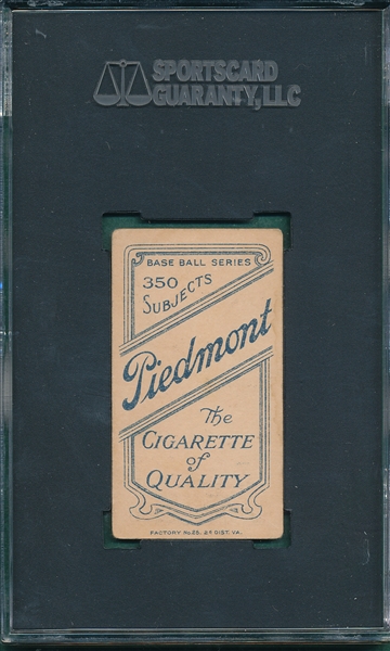1909-1911 T206 Gasper Piedmont Cigarettes SGC 45