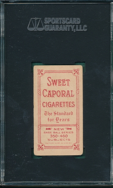 1909-1911 T206 Smith, Happy, Sweet Caporal Cigarettes SGC 20
