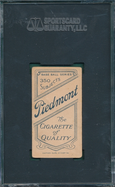 1909-1911 T206 Stephens Piedmont Cigarettes SGC 30 