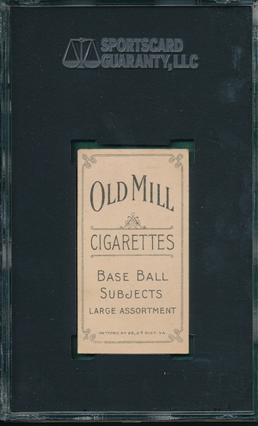 1909-1911 T206 Hulswitt Old Mill Cigarettes SGC 35