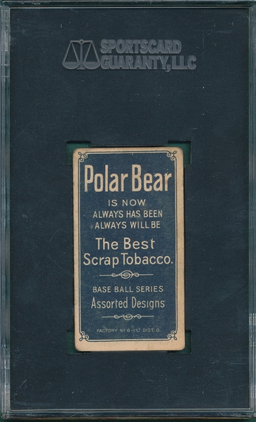 1909-1911 T206 Wright Polar Bear SGC 40 