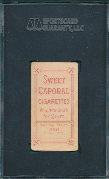 1909-1911 T206 Brown, George, Washington, Sweet Caporal Cigarettes SGC 40
