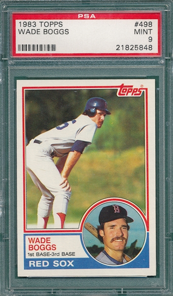 1983 Topps #498 Wade Boggs PSA 9 *MINT* *Rookie*