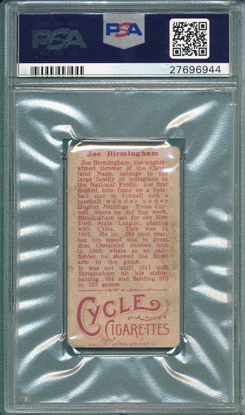 1912 T207 Birmingham Cycle Cigarettes PSA 2 (MC)