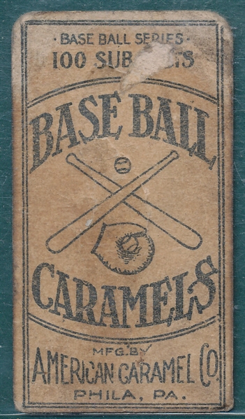 1910 E90-2 Babe Adams American Caramel Co.