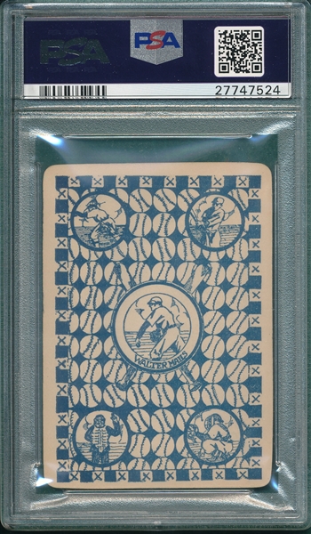1923 WG7 Jack Bentley, Walter Mails Card Game, PSA 5.5