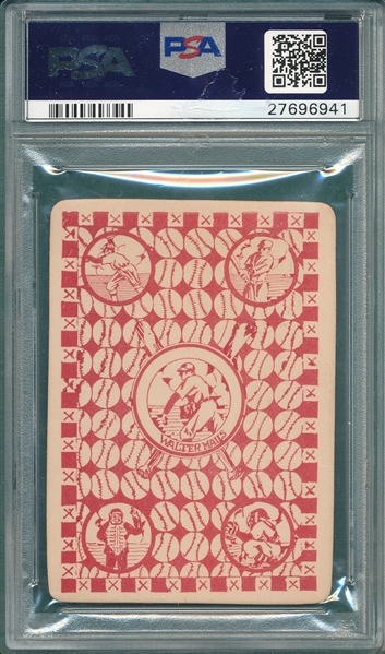 1923 WG7 Pat Moran, Walter Mails Card Game, PSA 4