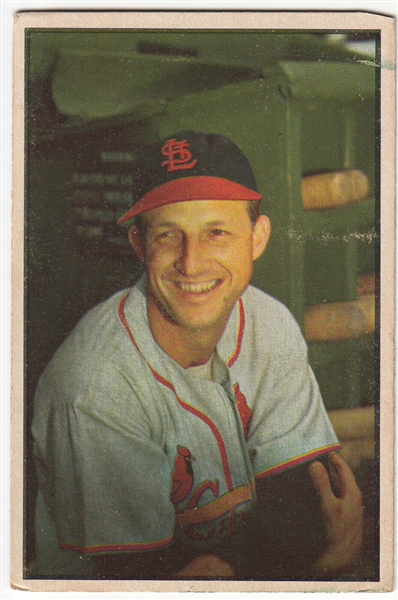1953 Bowman Color #32 Stan Musial 