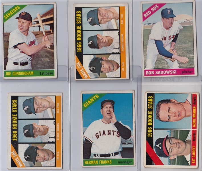 1966 Topps Lot of (12) High Numbers W/ #595 Larry Jackson