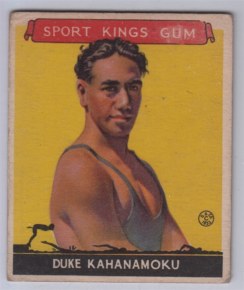1933 Sport Kings #20 Duke Kahanamoku