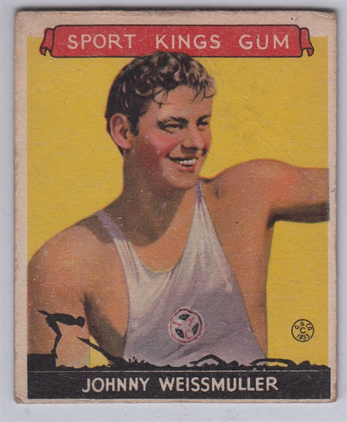 1933 Sport Kings #21 Johnny Weissmuller