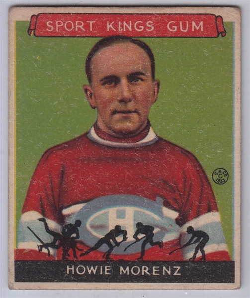 1933 Sport Kings #24 Howie Morenz