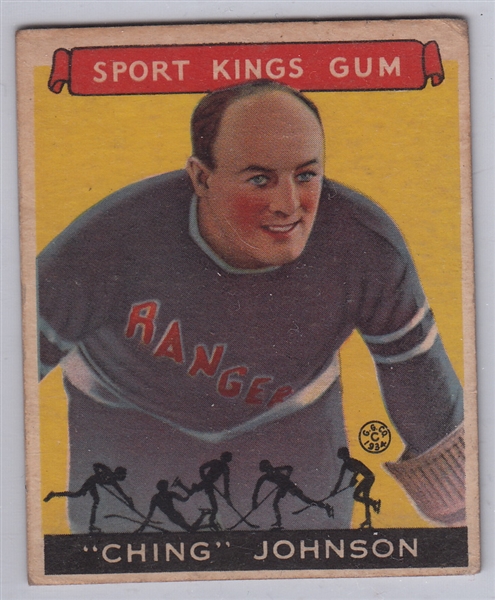 1933 Sport Kings #30 Ching Johnson