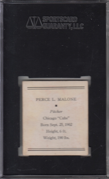 1933 R305 Pat Malone Tatto Orbit SGC 55