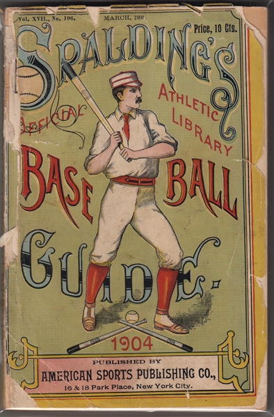1904 Spalding's Official Base Ball Guide