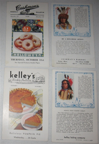 1930s D6 Krug's, Cushman & Kelley's American Indian Chiefs W/ Album