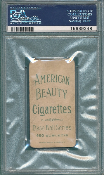 1909-1911 T206 Duffy American Beauty Cigarettes PSA 2 *460 Series*