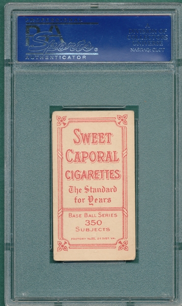1909-1911 T206 Scott Sweet Caporal Cigarettes PSA 4 