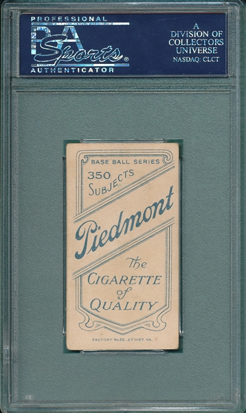 1909-1911 T206 McGinnity Piedmont Cigarettes PSA 4