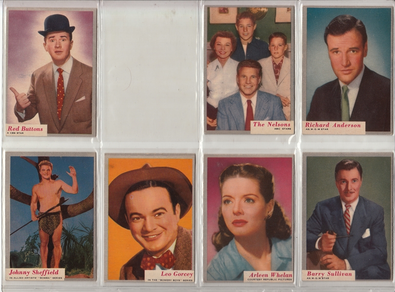 1953 Topps Who-Z-At Star Partial Set (50/80) W/ Gable