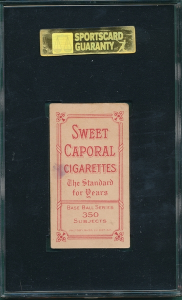 1909-1911 T206 Unglaub Sweet Caporal Cigarettes SGC 40 *Factory 30*