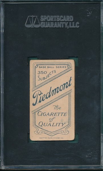 1909-1911 T206 Ferguson Piedmont Cigarettes SGC 40