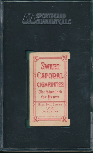 1909-1911 T206 Mattern Sweet Caporal Cigarettes SGC 55 *Factory 30*