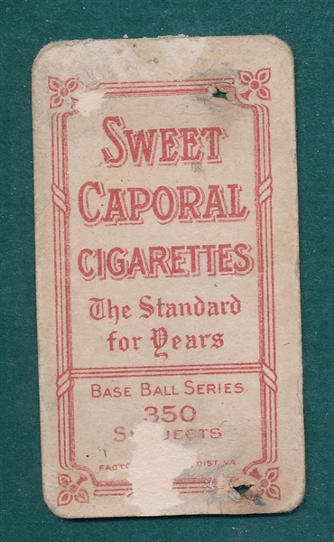 1909-1911 T206 Lajoie, Throwing, Sweet Caporal Cigarettes
