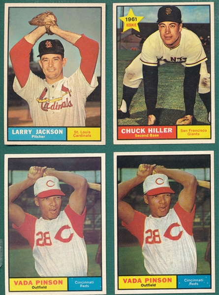 1961 Topps Lot of (16) W/ #535 & #538, High Numbers