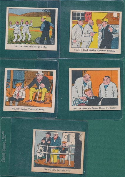 1937 R41 Dick Tracy Lot of (12) W/ #121 PSA 7