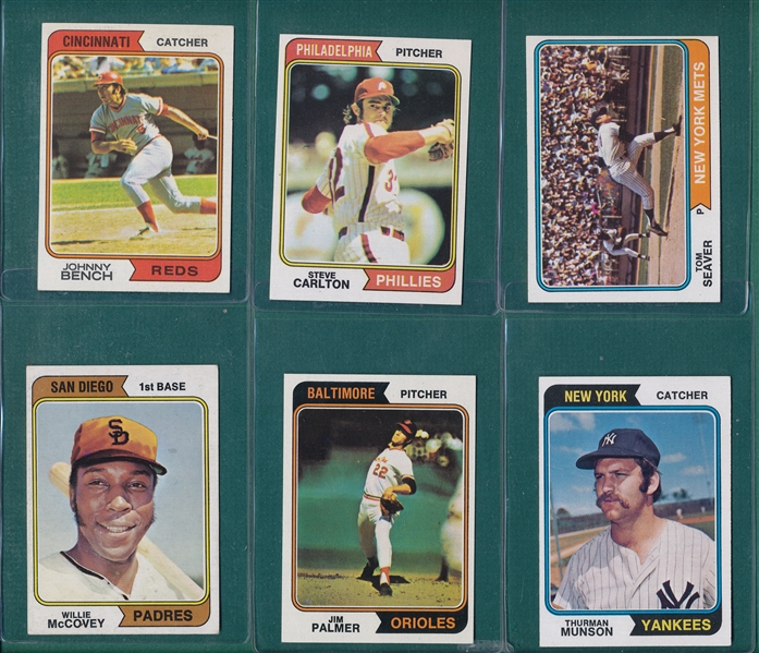 1974 Topps Baseball Partial Set (598/660)