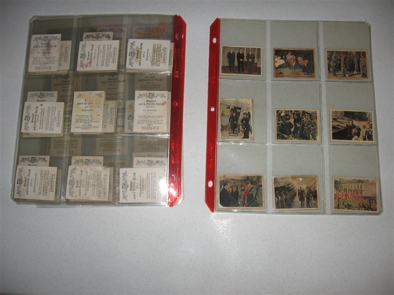 1930s German Propaganda Cigarettes Trading Cards, Lot of (71)