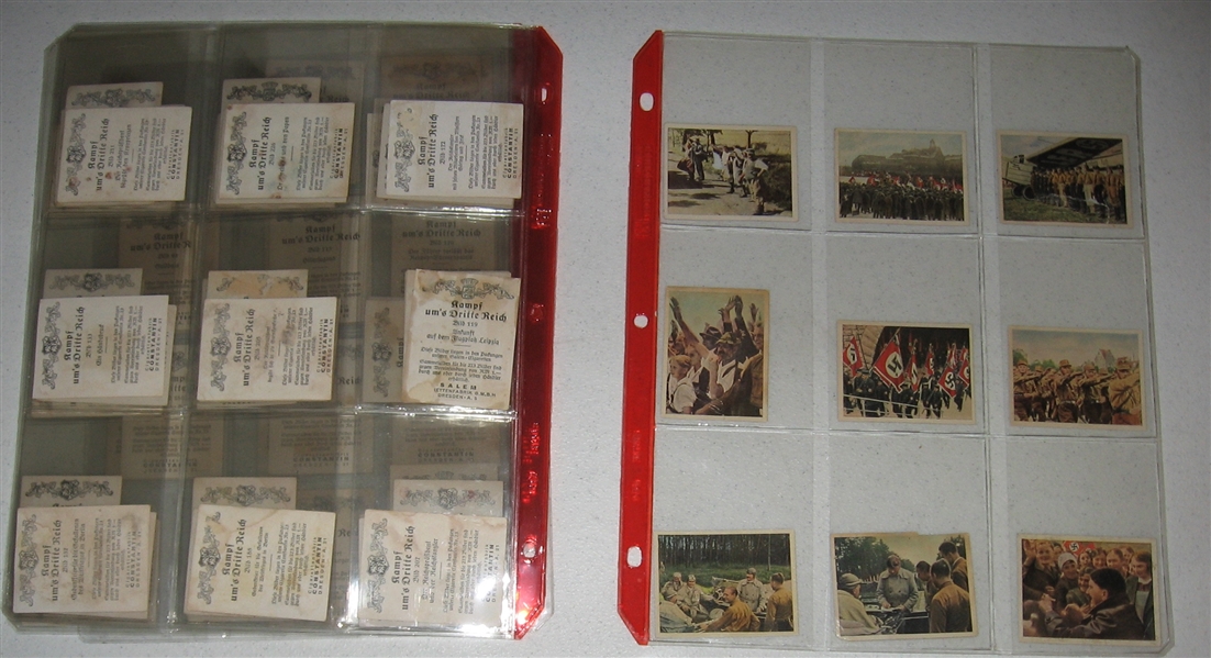 1930s German Propaganda Cigarettes Trading Cards, Lot of (71)