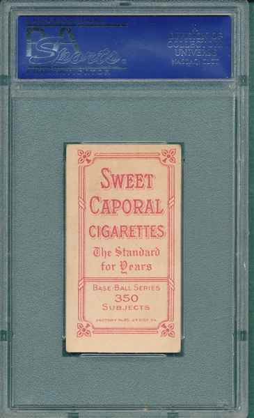 1909-1911 T206 Marquard, Portrait, Sweet Caporal Cigarettes PSA 4