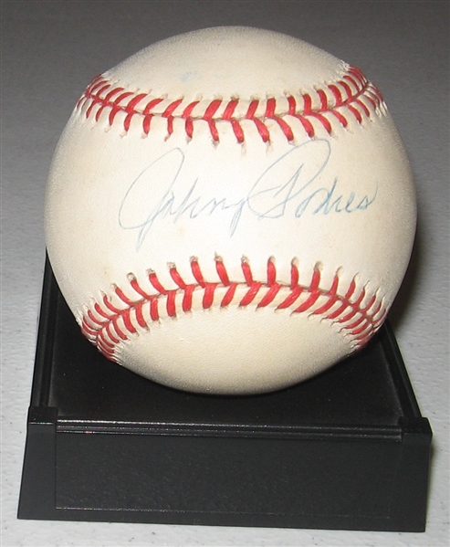 1955 WS MVP Johnny Podres Signed Ball PSA/DNA Authentic