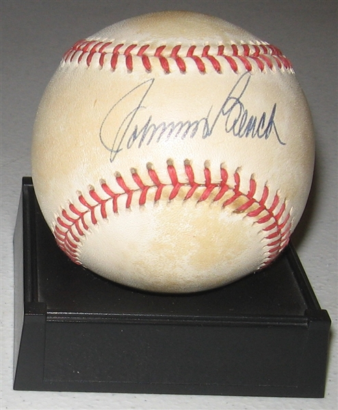 1976 WS MVP Johnny Bench Signed Ball PSA/DNA