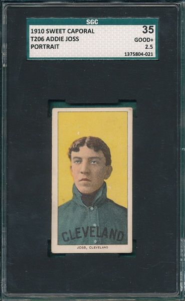 1909-1911 T206 Joss, Portrait, Sweet Caporal Cigarettes SGC 35 *Factory 30*