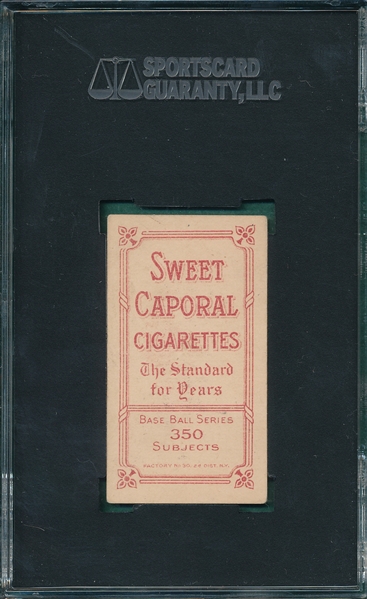1909-1911 T206 Joss, Portrait, Sweet Caporal Cigarettes SGC 35 *Factory 30*