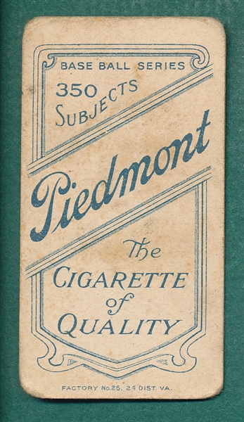 1909-1911 T206 Rossman Piedmont Cigarettes *Double Name*